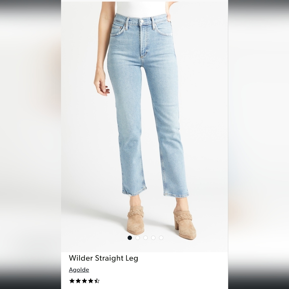 Agolde Straight Leg Jeans- Read Description